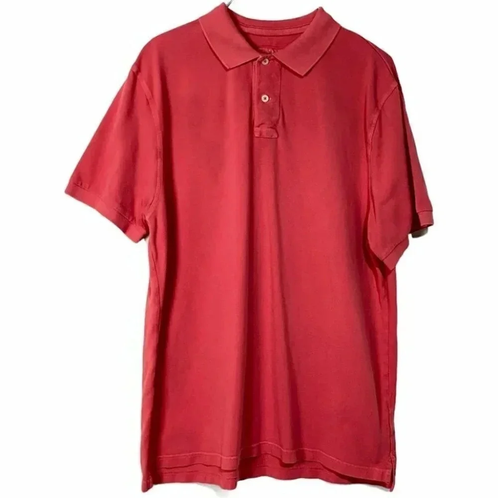 J. Crew‎ XL salmon Red polo shirt